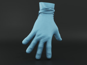 Medical clothing set Model 3D