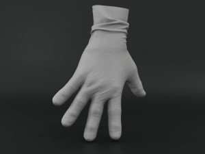 Medical clothing set Model 3D