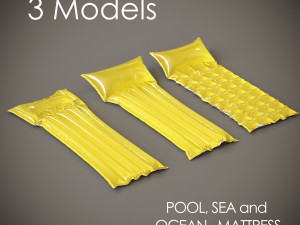 3 Mattress Models Modelo 3D