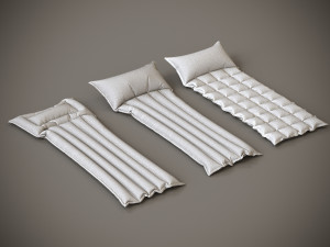 3 Mattress Models 3D मॉडल