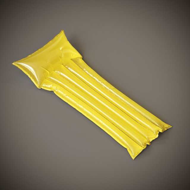Air mattress 3D Model .c4d .max .obj .3ds .fbx .stl .blend 