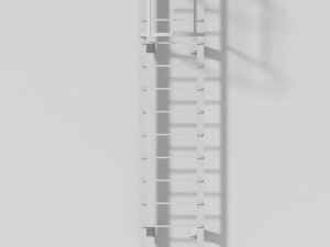 Fire escape staires 3D 模型