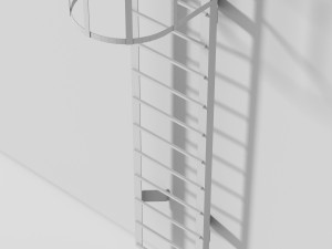 Fire escape staires 3D 模型