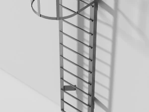 Fire escape staires 3D Model