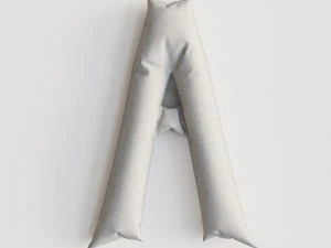 Alphabet balloons 3D Model