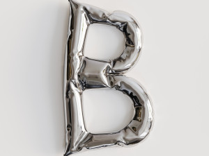 Alphabet balloons Modello 3D