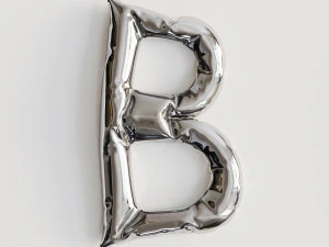 Alphabet balloons 3D Model