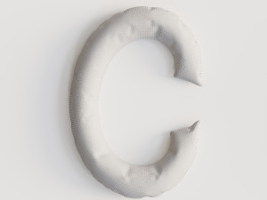 Alphabet balloons Modello 3D