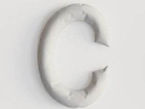 Alphabet balloons 3D Model