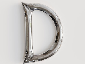Alphabet balloons Modello 3D