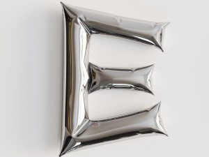 Alphabet balloons Modello 3D