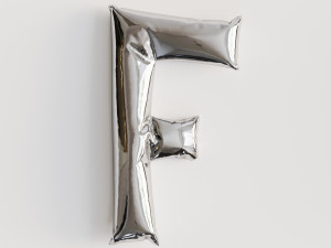 Alphabet balloons Modello 3D