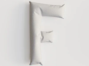 Alphabet balloons 3D Model