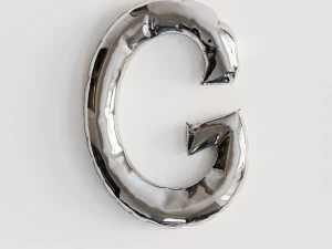 Alphabet balloons 3D Model
