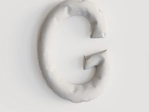 Alphabet balloons 3D Model