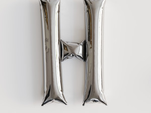 Alphabet balloons Modello 3D
