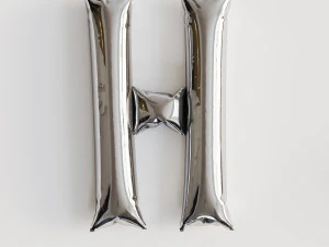 Alphabet balloons 3D Model