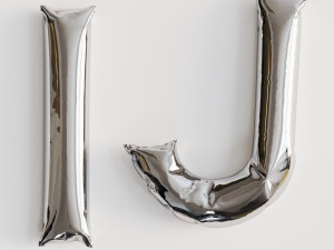 Alphabet balloons Modello 3D
