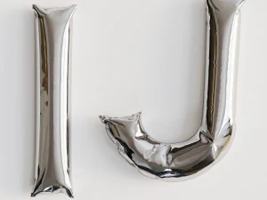 Alphabet balloons 3D Model