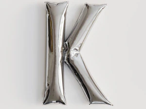 Alphabet balloons 3D Model