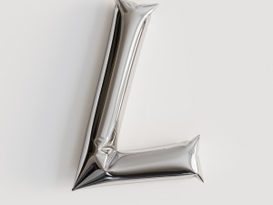 Alphabet balloons Modello 3D