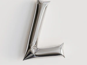 Alphabet balloons 3D Model