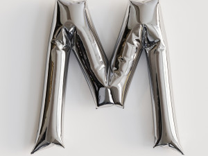 Alphabet balloons Modello 3D