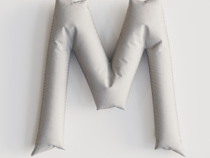 Alphabet balloons Modello 3D