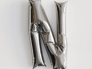 Alphabet balloons 3D Model