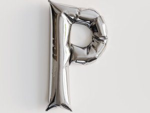 Alphabet balloons Modello 3D