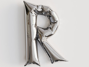Alphabet balloons Modello 3D