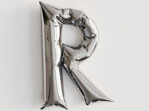 Alphabet balloons 3D Model