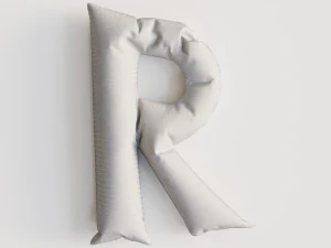Alphabet balloons 3D Model