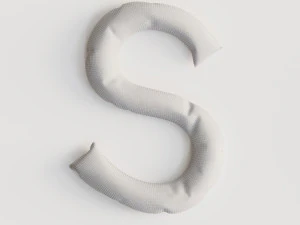 Alphabet balloons 3D Model
