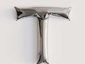 Alphabet balloons Modello 3D