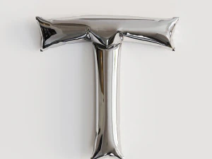 Alphabet balloons 3D Model