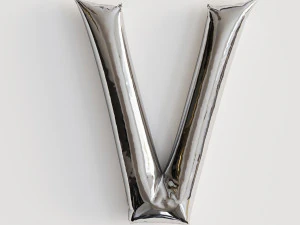 Alphabet balloons 3D Model