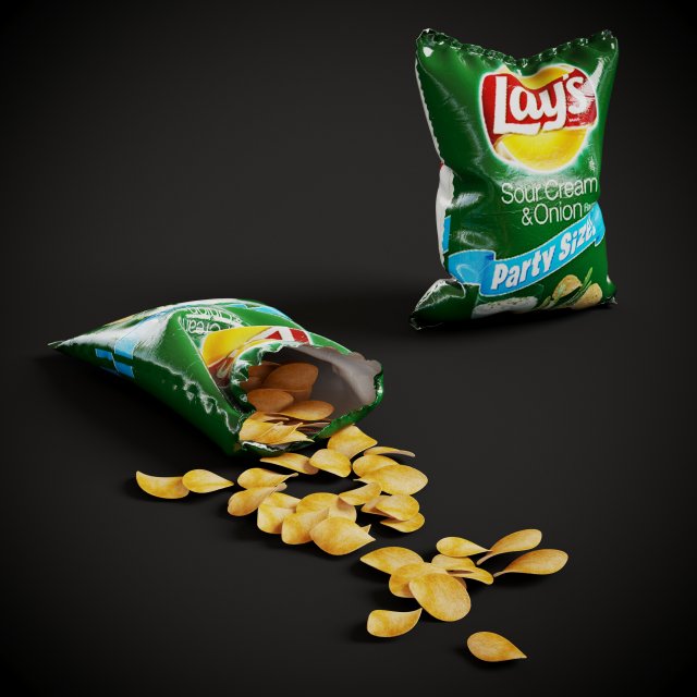 Chips Packaging 3D-Modell .c4d .max .obj .3ds .fbx .stl .blend 