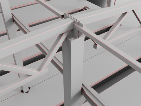 Industrial Metal car service Modelo 3D