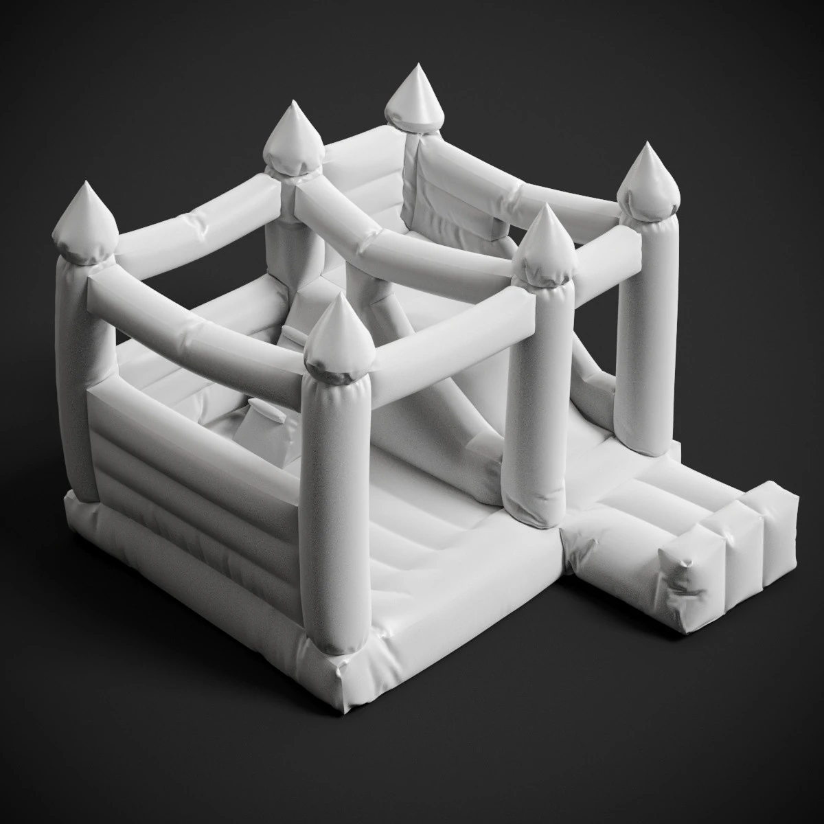 Inflatable slide 3D Model .c4d .max .obj .3ds .fbx .stl .blend