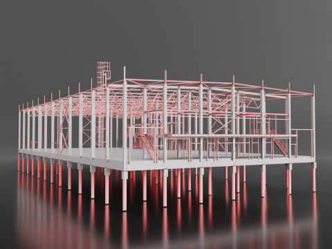 Industrial Metal 3D Модель