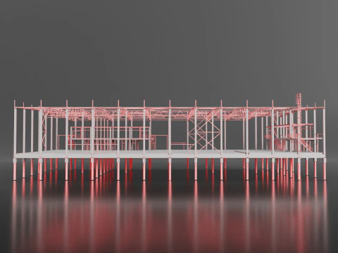 Industrial Metal 3D Model