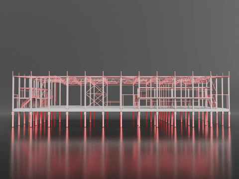 Industrial Metal 3D Model