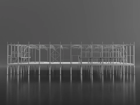Industrial Metal 3D Model