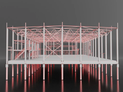 Industrial Metal 3D Model