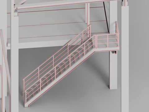 Industrial Metal 3D Model