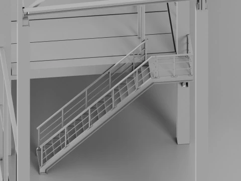 Industrial Metal 3D Model