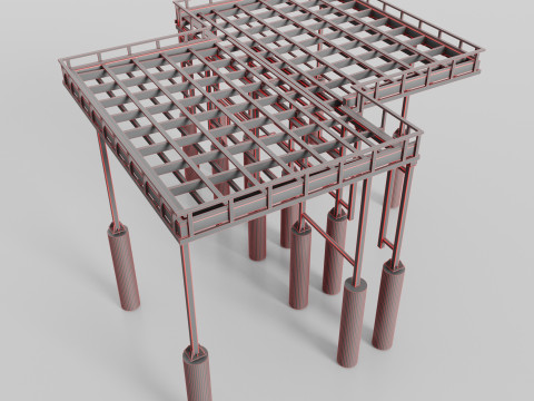 Metal Canopies Model 3D
