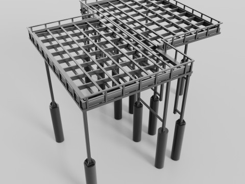 Metal Canopies Model 3D
