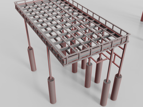 Metal Canopies Model 3D